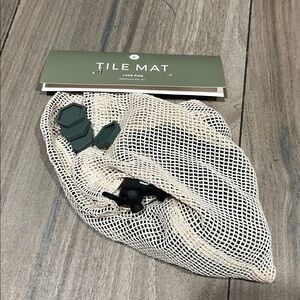 Letterfolk tile mat tiles lake pine